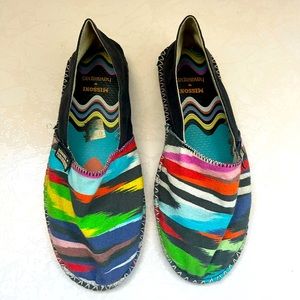 Missoni/Havianas slides